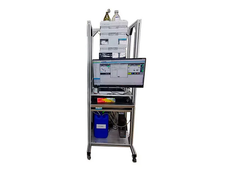 Стойка-стеллаж хроматографическая. №2