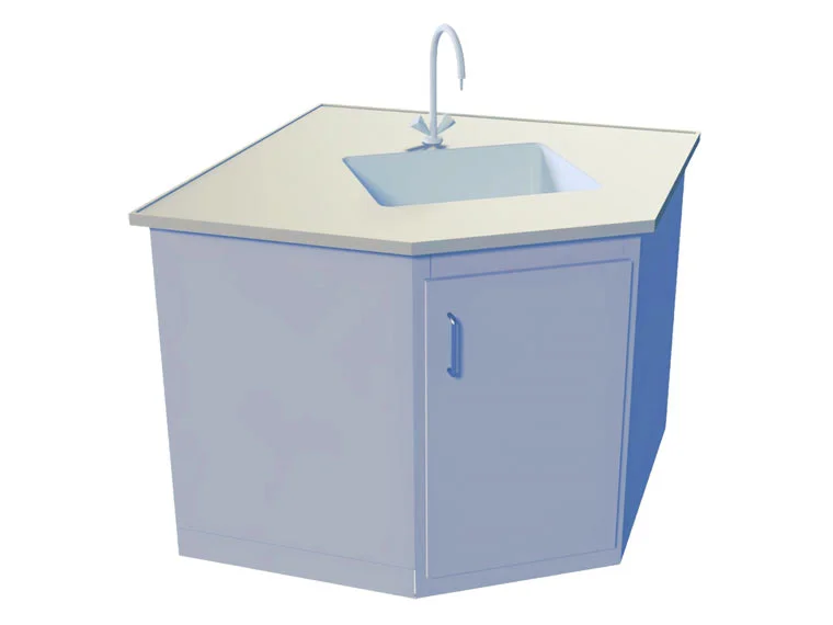 Стол-мойка угловой Селигер